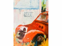 Willem brauck - 2cv (deux chevaux) - kleurenzeefdruk - afbeelding 4 van  7