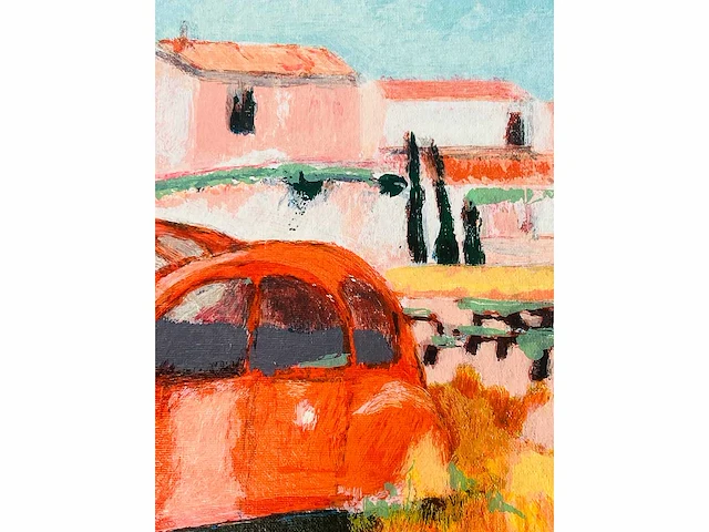 Willem brauck - 2cv (deux chevaux) - kleurenzeefdruk - afbeelding 5 van  7