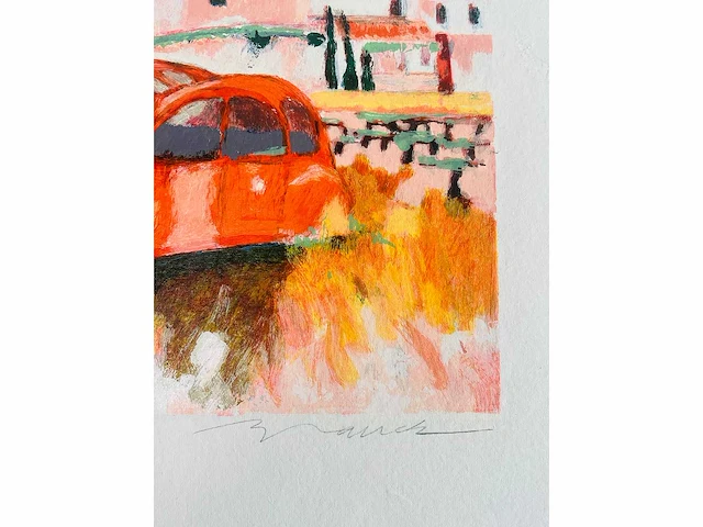 Willem brauck - 2cv (deux chevaux) - kleurenzeefdruk - afbeelding 7 van  7