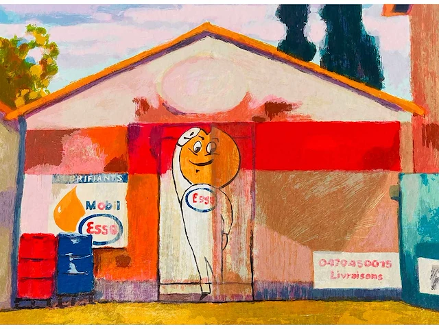 Willem brauck - esso - kleurenzeefdruk - afbeelding 4 van  7
