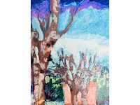 Willem brauck - landschap - kleurenzeefdruk - afbeelding 3 van  12