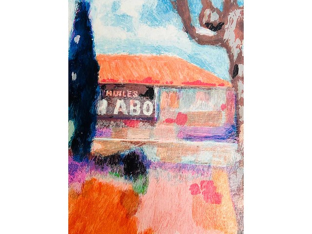 Willem brauck - landschap - kleurenzeefdruk - afbeelding 9 van  12