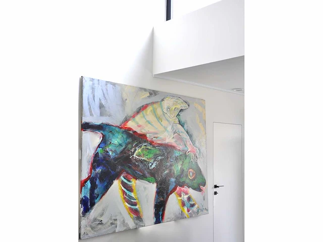 Willemijn bouman - gevangen - acryl op doek - afbeelding 2 van  13