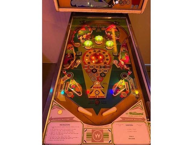 Williams - star pool - flipperkast - afbeelding 5 van  6