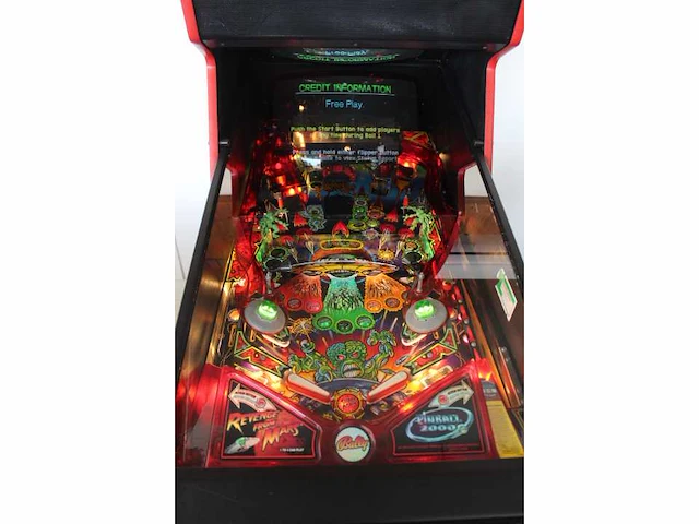 Williams pinball 2000 - revenge from mars - flipperkast - afbeelding 5 van  9