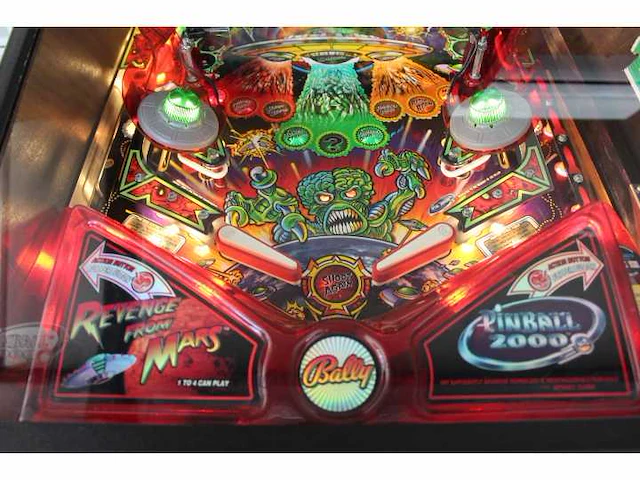 Williams pinball 2000 - revenge from mars - flipperkast - afbeelding 7 van  9