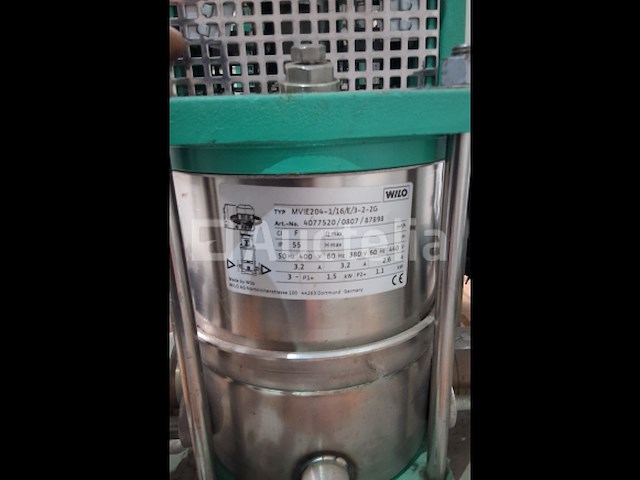 Wilo drukverhoging twin turbo 16 bar cor-2mvie204-2g/vr-eb (nr. 15-35) - afbeelding 7 van  9