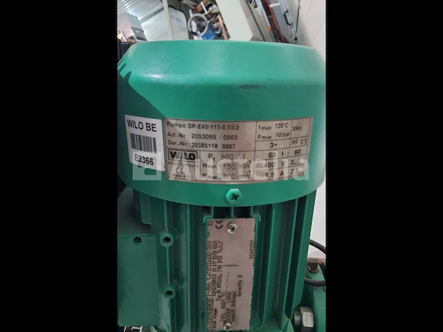 Wilo twin pomp dp-e40/115-0,55/2 - afbeelding 4 van  6