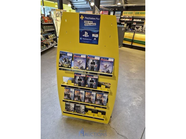 Winkelvoorraad en inrichting game mania merksem - afbeelding 11 van  467