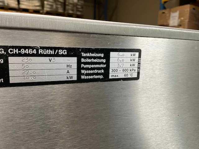 Winterhalter gr62/2 korvenvaatwasmachine - afbeelding 2 van  10