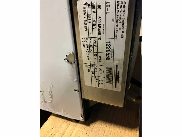 Winterhalter uc-l korvenvaatwasmachine - afbeelding 8 van  8