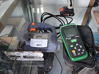 Wipzaag powerplus pow103, accu boormachine meister met accu zonder lader, accu schroefmachine skil met accu zonder lader sd1e321001, schuurmachine powerplus, rolmeter, elektrisch nietmachine, lichtmeter furbotech tt1308 - afbeelding 2 van  6