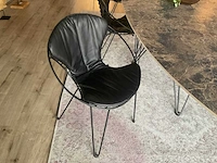 Wire elyps eetkamertafel met stoelen - afbeelding 6 van  10