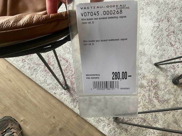 Wire elyps eetkamertafel met stoelen - afbeelding 8 van  10