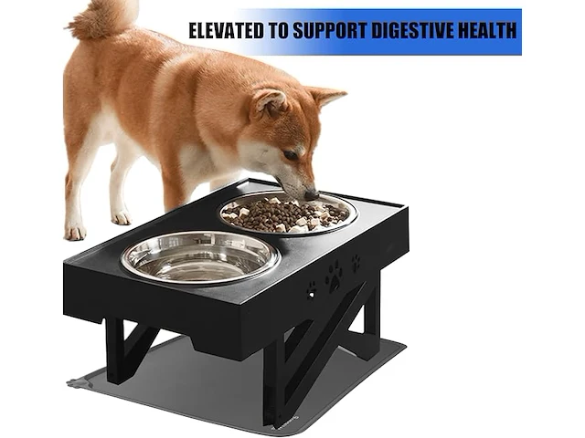 Wisedog verhoogde voerbak voor honden - afbeelding 1 van  3