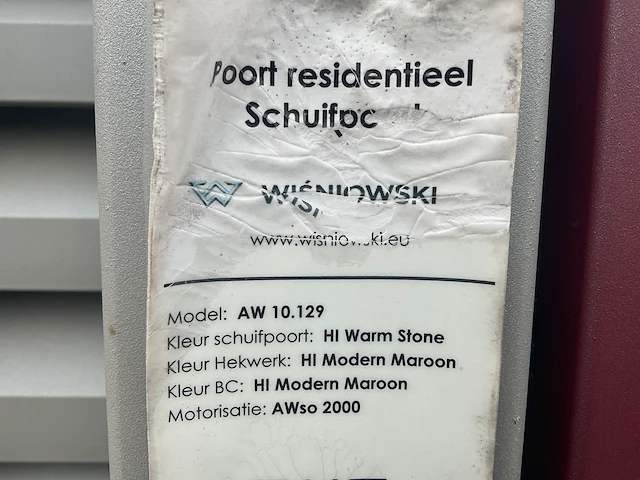 Wisniowski residentiële moderne schuifpoort - afbeelding 5 van  5