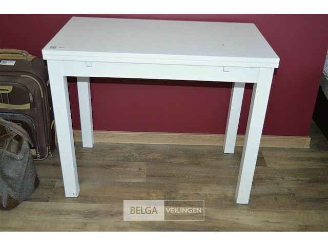 Wit klaptafeltje licht beschadigd - afbeelding 1 van  2