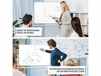 Wit magneetbord - zwenkwielen - afbeelding 4 van  6