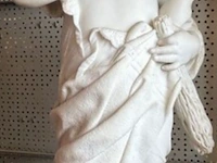 Wit marmeren beeld adolphe maubach - afbeelding 2 van  8