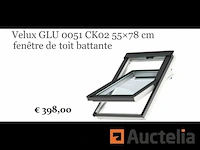 Wit polyurethaan dakraam velux glu ck02 0051