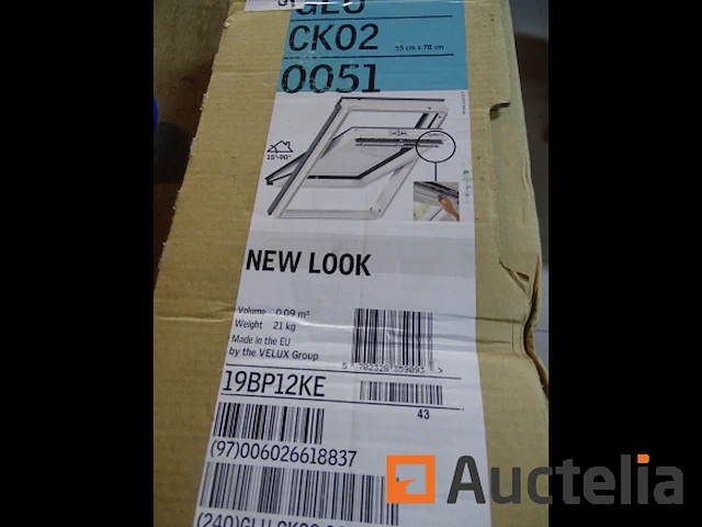 Wit polyurethaan dakraam velux glu ck02 0051 - afbeelding 4 van  6