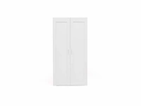 Witte 2-deurs kledingkast - afbeelding 4 van  6