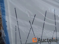 Witte aluminium caminia schuifpoort 180 x 350 (winkelwaarde: 2.999 €) - afbeelding 2 van  9