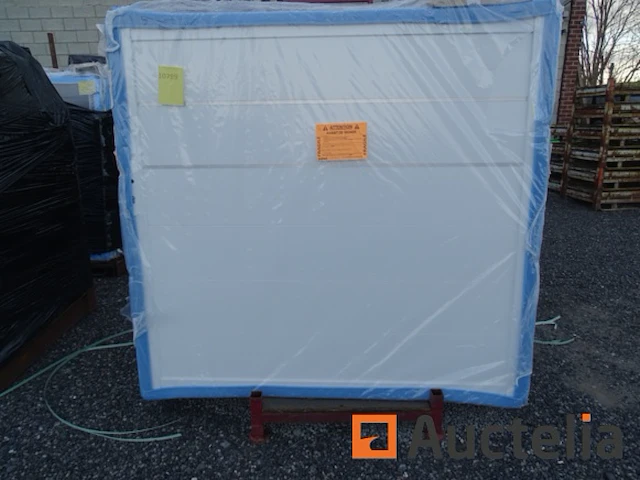 Witte aluminium poort aosta 167 x 100 (winkelwaarde: 849 €) - afbeelding 2 van  8