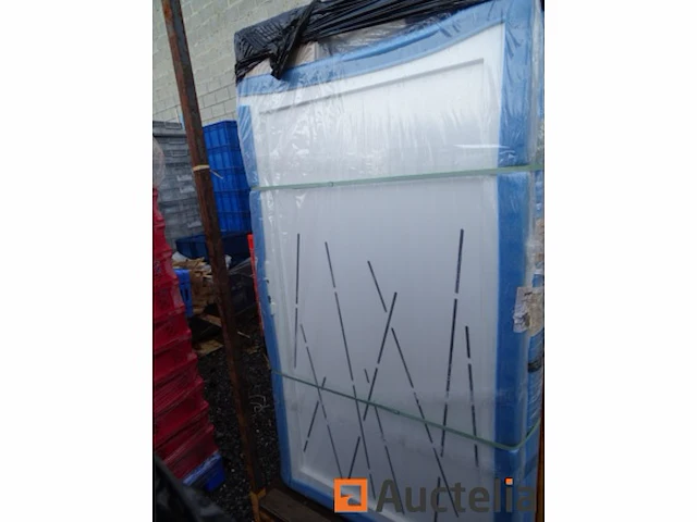 Witte aluminium poort caminia 180 x 100 (winkelwaarde: 999 €) - afbeelding 2 van  7