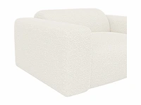 Witte badstof fauteuil van maison céphy - afbeelding 2 van  12