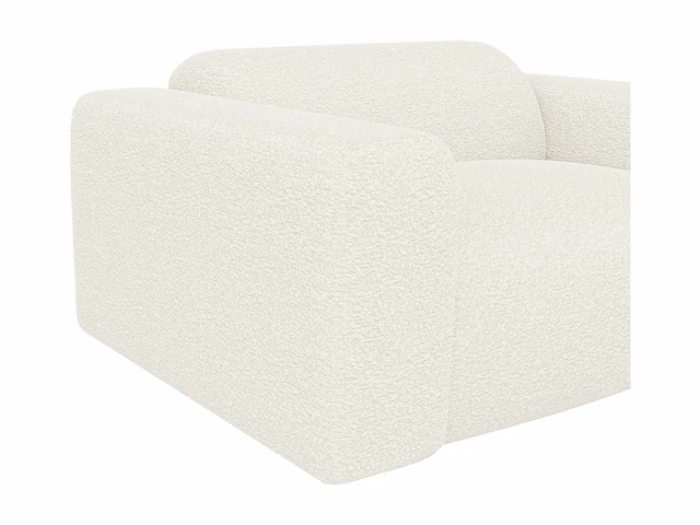 Witte badstof fauteuil van maison céphy - afbeelding 7 van  12
