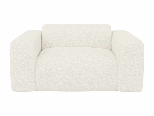 Witte badstof fauteuil van maison céphy - afbeelding 11 van  12