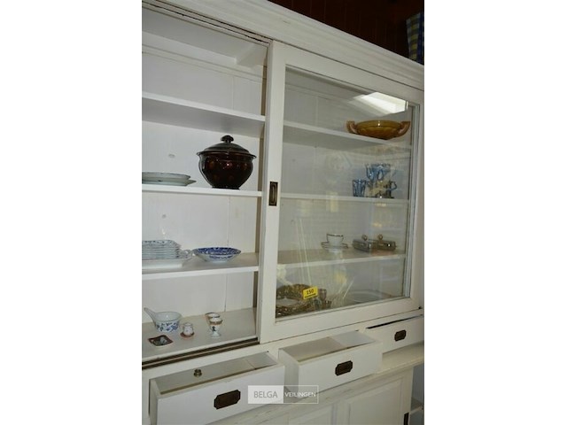 Witte buffetkast met schuifdeur - afbeelding 3 van  4