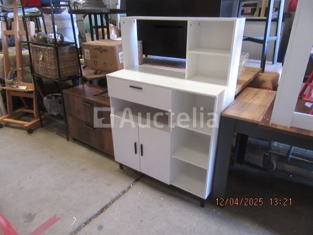 Witte keukenkast in nieuwstaat - afbeelding 1 van  5