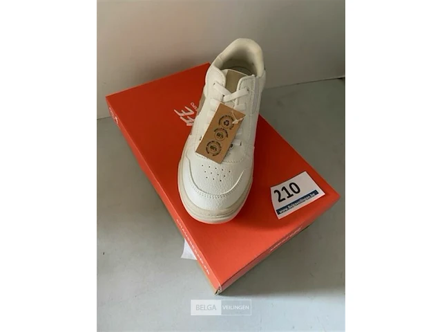 Witte kinder sneaker maat 34 - afbeelding 3 van  3