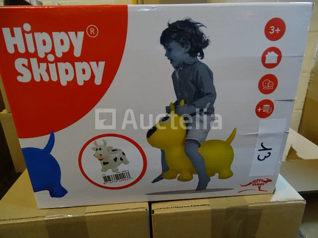 Witte koe fles hippy skippy - afbeelding 1 van  2