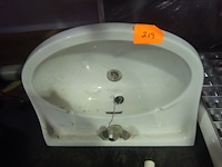 Witte lavabo - afbeelding 1 van  1