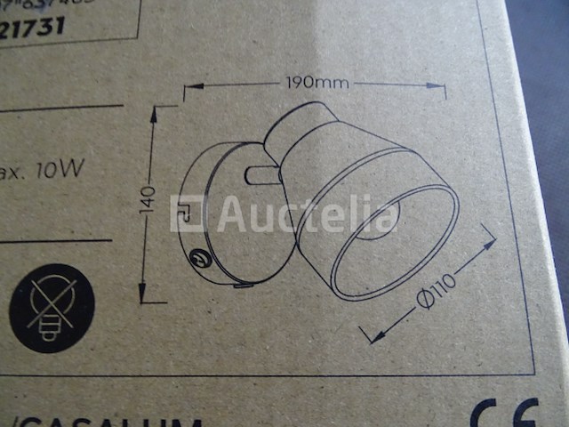 Witte schijnwerper realiteit valentin - afbeelding 2 van  3