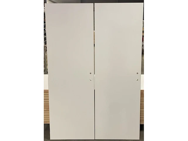 Witte schilderdeur (2 stuks) 201,5x68 cm - afbeelding 1 van  5