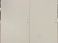 Witte schilderdeur (2 stuks) 201,5x88 cm - afbeelding 1 van  4