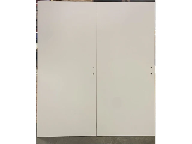 Witte schilderdeur (2 stuks) 201,5x88 cm - afbeelding 1 van  3