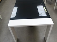 Witte tafel met zwart blad - afbeelding 3 van  3