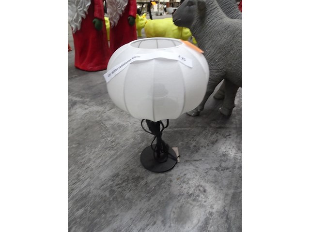 Witte tafellamp klein - afbeelding 1 van  2