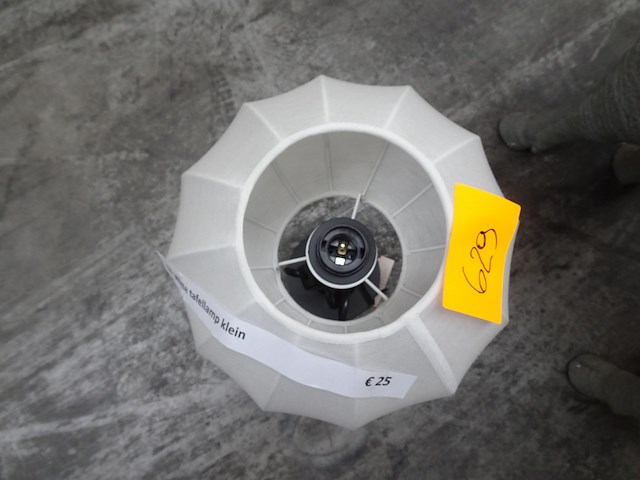 Witte tafellamp klein - afbeelding 2 van  2