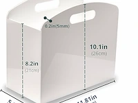 Witte tijdschriftenhouder - afbeelding 2 van  2