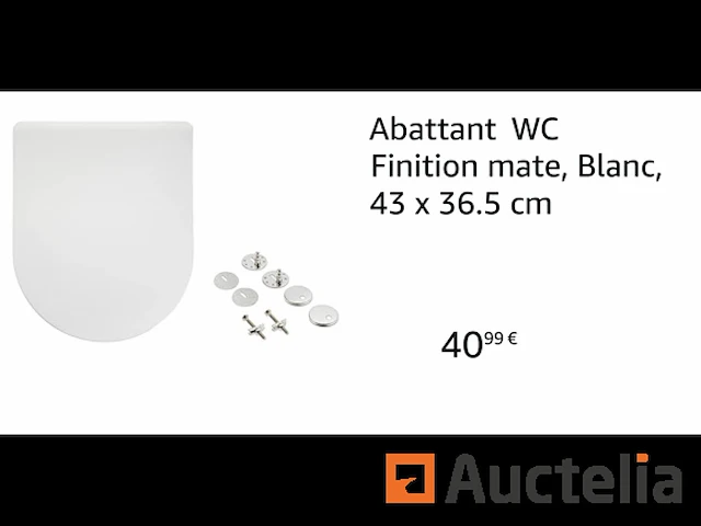 Witte toiletbril - afbeelding 1 van  1