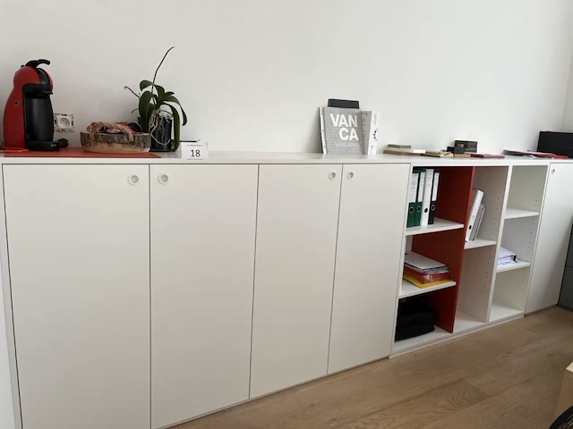 Witte wandkast - afbeelding 1 van  8