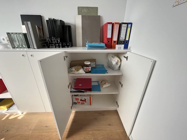 Witte wandkast - afbeelding 2 van  7