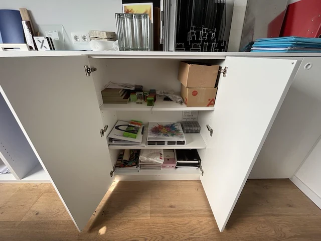 Witte wandkast - afbeelding 3 van  7