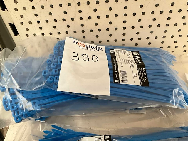 Wkk. polyamide 200x4.8 mm. kabelbinders.100 stuks (4x) - afbeelding 1 van  1
